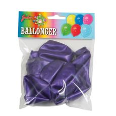 Ballong Metallic Lila 8-pack Latex
