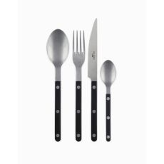 Bistrot Bestickset Vintage Svart 24 delar