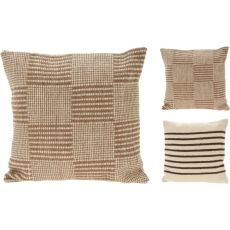 Kudde Hamam vit/beige/rosa 45x45 cm