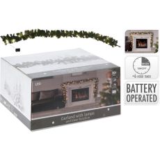 Girlang med LED 2,7 m Inne/Ute Timer