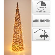 Julkon med LED-belysning Belysning Timer Inne & Ute 80 cm