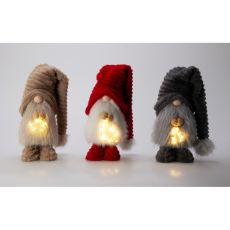 Tomte LED-belysning 65 cm Beige