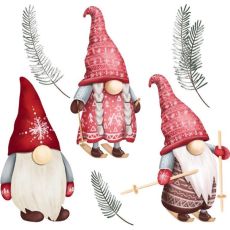 Kaffeservetter Julvätte familj 20-pack