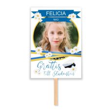 Studentskylt 50x70cm BLOMMOR NR 16