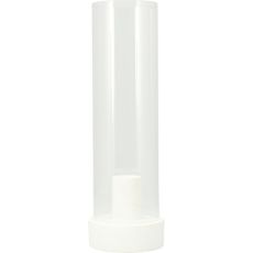 Ljushållare Ljusstake Glas Vit Svart Beige