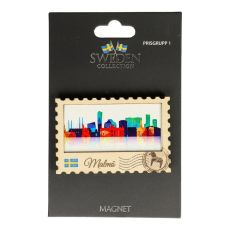 Souvenir Magnet Frimärke Malmö Stad