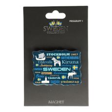 Souvenir Magnet Svenska städer