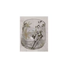 Ljushållare Blommor Glas 11 cm