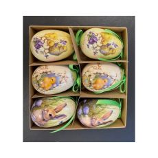 Påskägg 6-pack 6 cm