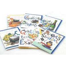 Studentkort med kuvert 6 olika motiv