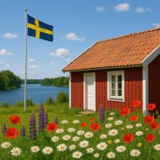 Servetter Sommarhus 33x33 cm 20-pack