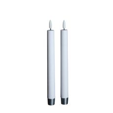 Rustikljus Ljus LED vitt timer 2-pack 25 cm