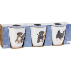 Mugg Keramik Hundar 3-pack