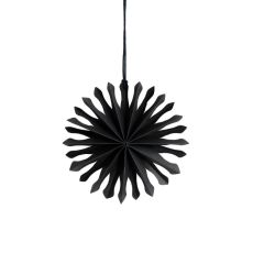 Snöflinga Häng Svart 15 cm 2-pack