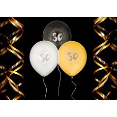 Ballong 30 år 6-pack Latex