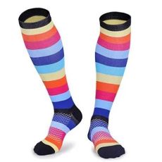 Stödstrumpor Stripes Rainbow Nr 29