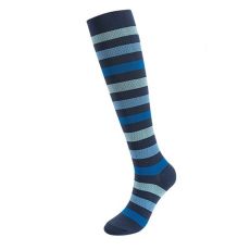 Stödstrumpor Blue stripe Nr 52