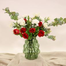 Rosbukett röd Annie - Kärlekens Bukett