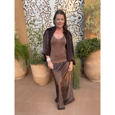 Kaftan & Skjol i sammet med orientaliska detaljer