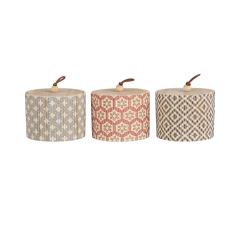 Liten bambu förvaringsbox  H 6 cm
