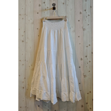 Gypsy Breeze – Volangkjol i Linne vit