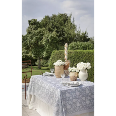 Tablecloth - Indian Rose - Dusty Blue - 150x230cm