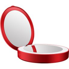 Makeup mirror with LED light