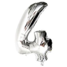 Ballong Siffror 75cm silver