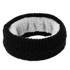 Fluffig Stickad Halsduk - Super Stiligt, Perfekt för Höst/Vinter