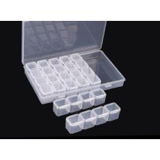 Kompakt förvaringslåda med 28 lådor