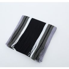 Högkvalitativa randiga halsdukar - fyra färger, behåll värmen