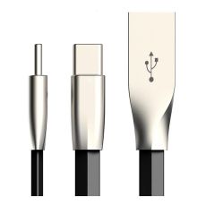 Trasselfri USB-C kabel med zink-kontakt - Anti-break kabel