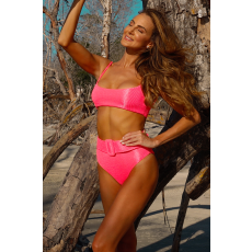 Hot Pant Bikini in Neon Pink