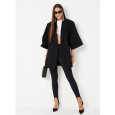 Tailored Oversized Blazer in Black