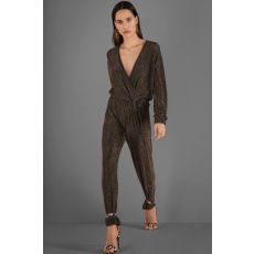 Black Jumpsuit in Lurex
