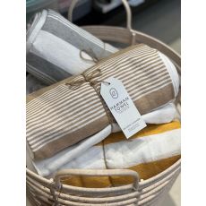 Hamam Handduk Badlakan Strandfilt 150x220 cm Grå