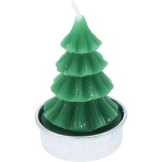 Ljus Värmeljus Gran Vit 4-pack