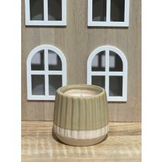 Ljus Keramik Vinrött