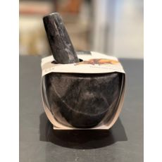 Mortel Sten Svart 12x9 cm