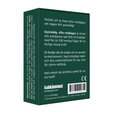 Spel "Quiz Nödig - efter middagen" Sällskapsspel