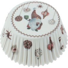 Kakformar Jul Cupcake 100-pack