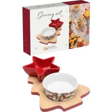 Uppläggningsfat Bricka/Skålar Jul Servering