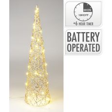 Julkon med LED-belysning Belysning Timer 60 cm