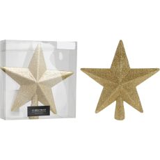 Stjärna Julgransstjärna Toppstjärna Guld 19 cm