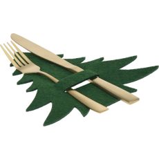 Bestickkuvert Julgran Grön Filt 4-pack