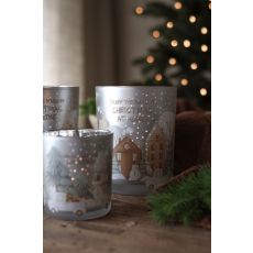 Majas Cottage Lykta Jul Driving home for christmas 7x8 cm