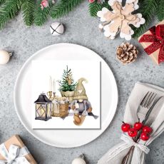 Servetter Hemtrevlig Jul 33x33 cm 20-pack