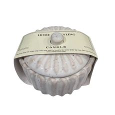 Ljus Pumpa Keramik Vitt 5 cm