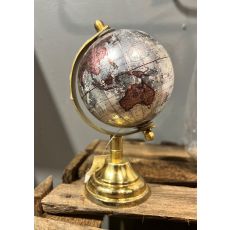 Jordglob 8 cm Brun