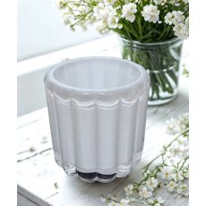 Ljushållare Glas Beige 8,5 cm